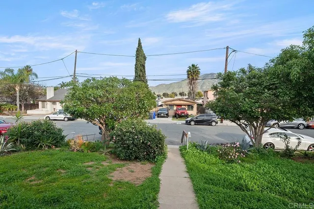 a car parked on the side of the road