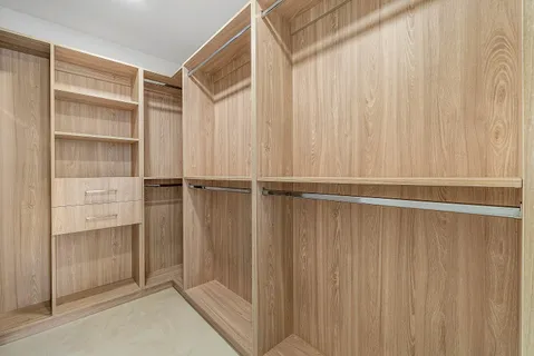 a view of closet area