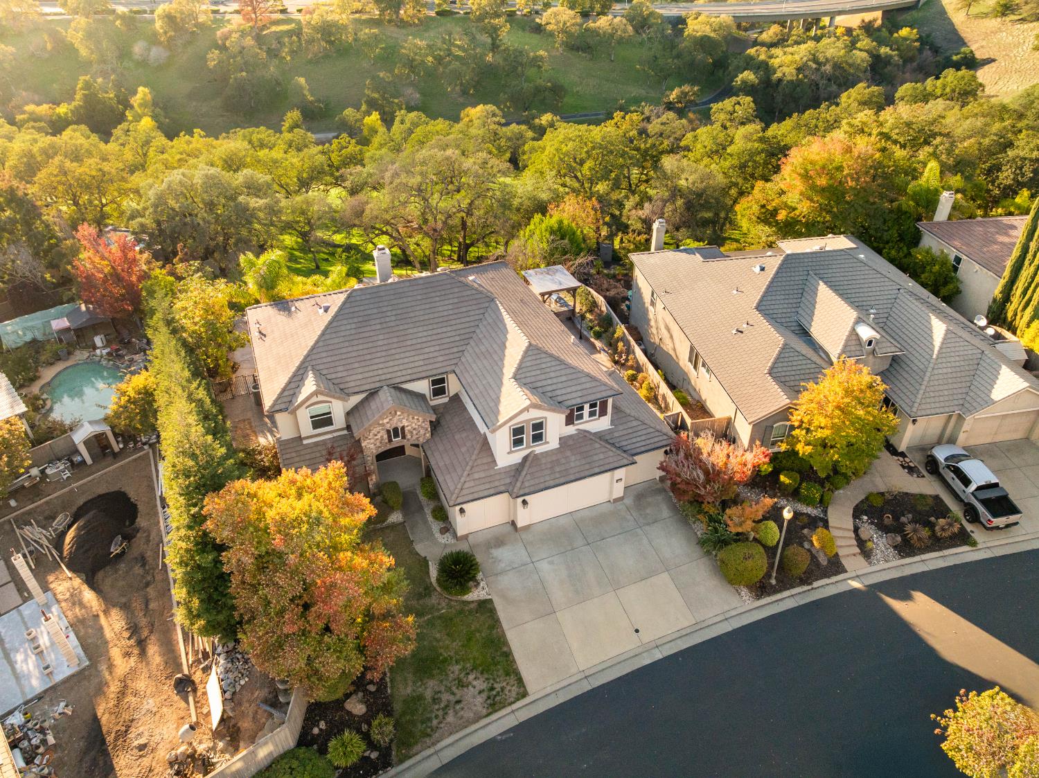 1580 Vista Ridge Way Roseville, CA 95661 - Photo 58 of 58 an aerial view of a house with a yard and lake view