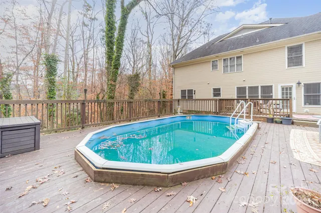 a view of outdoor space yard swimming pool and seating