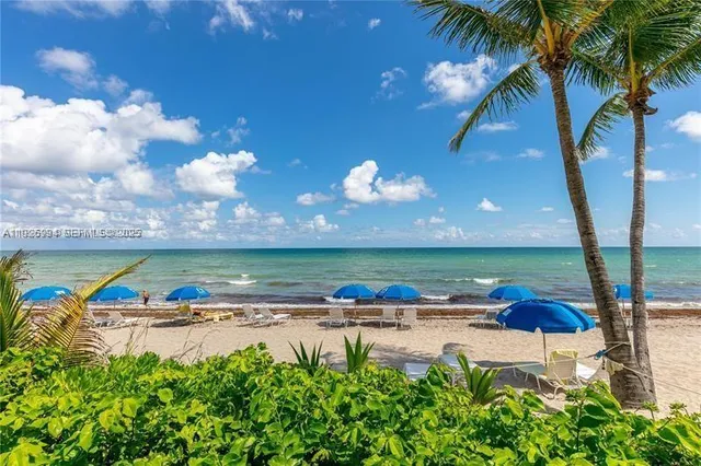 a view of an outdoor space with a lake view