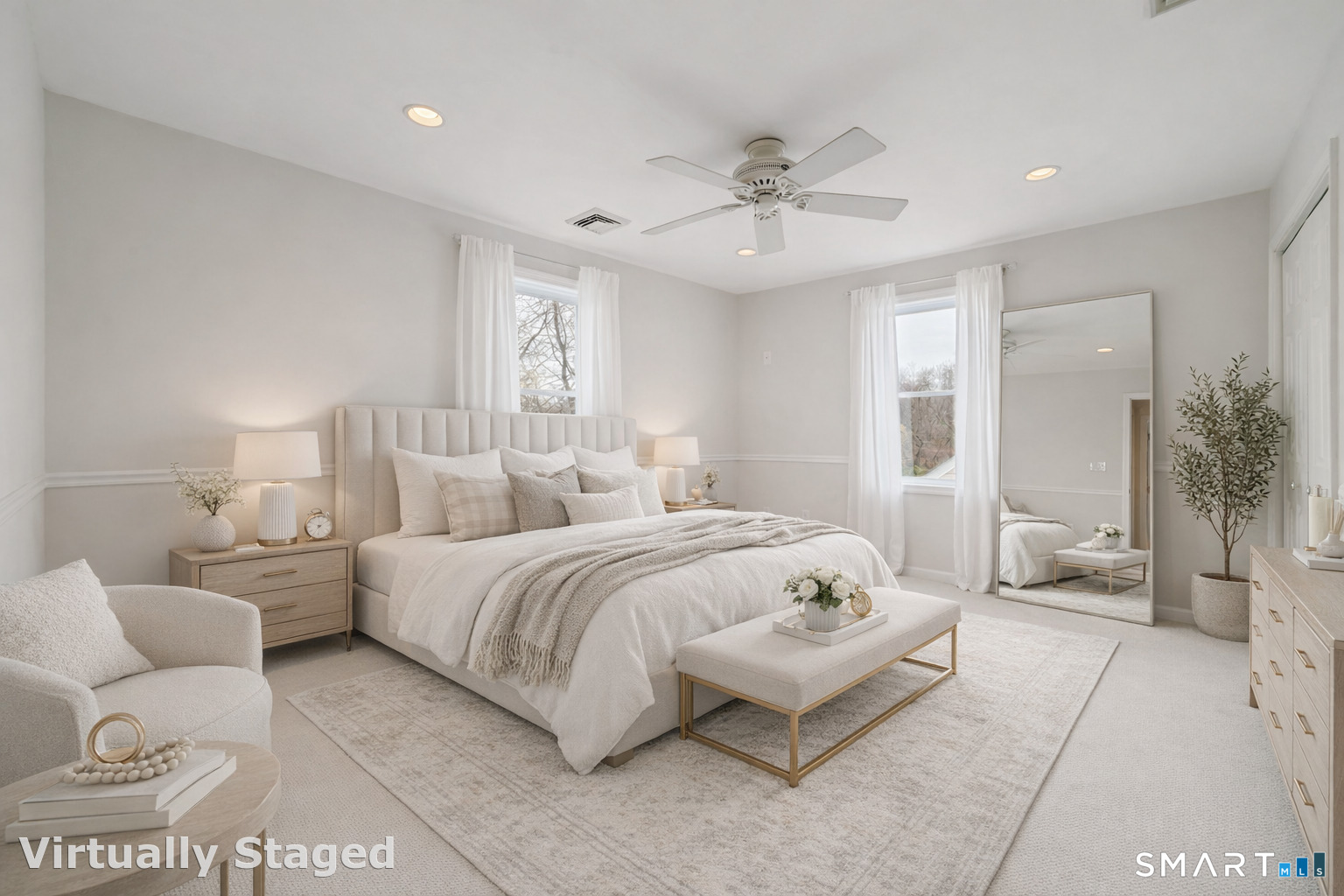 48 Willoughby Road Shelton, CT 06484 - Photo 25 of 40 2nd floor bedroom - virtually staged