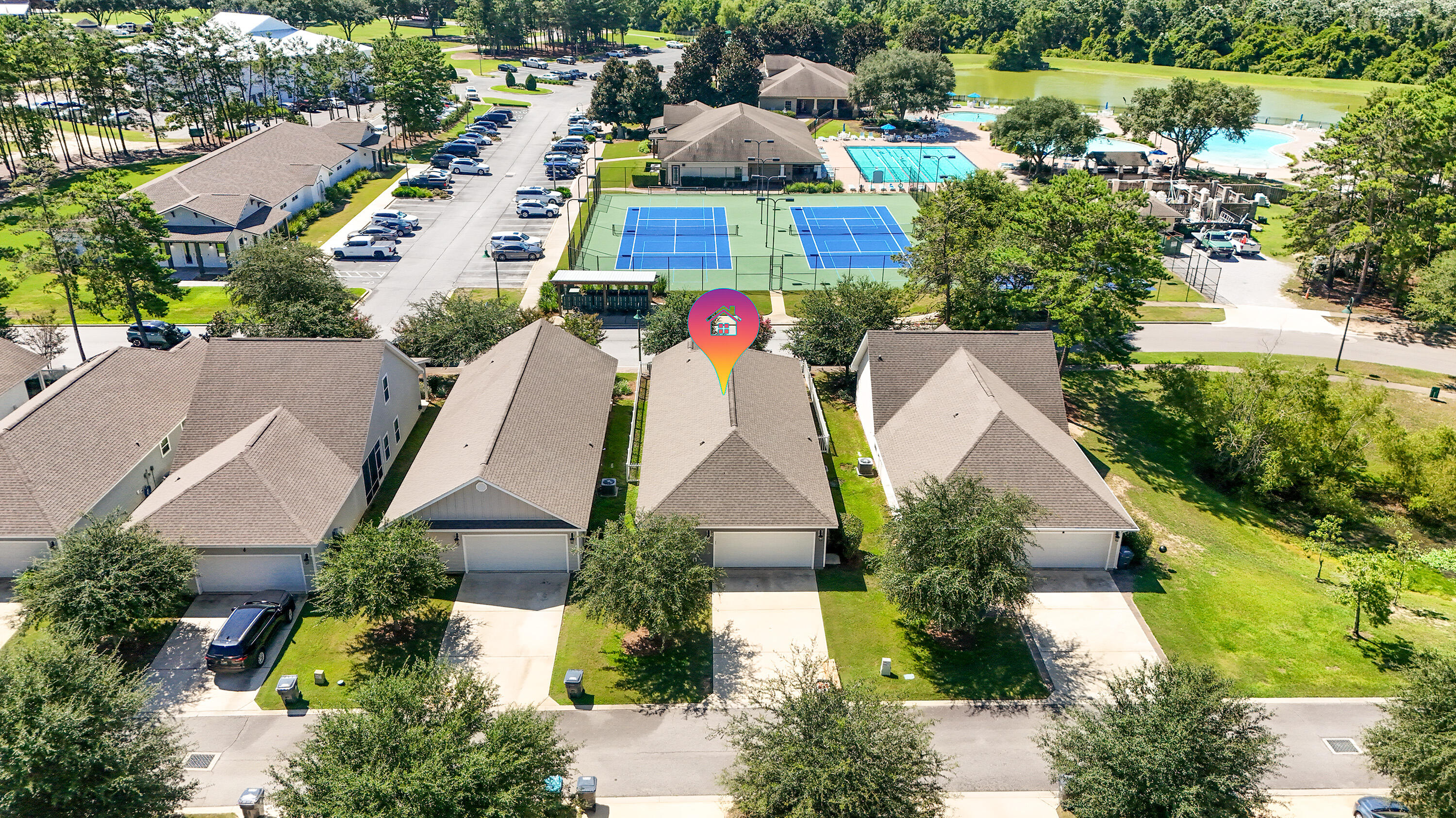 80 Sarona Street Freeport, FL 32439 - Photo 42 of 65 an aerial view of multiple houses