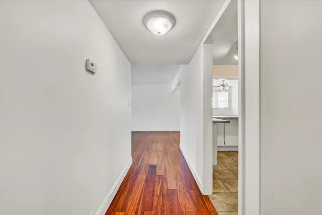 a view of wooden floor in a room