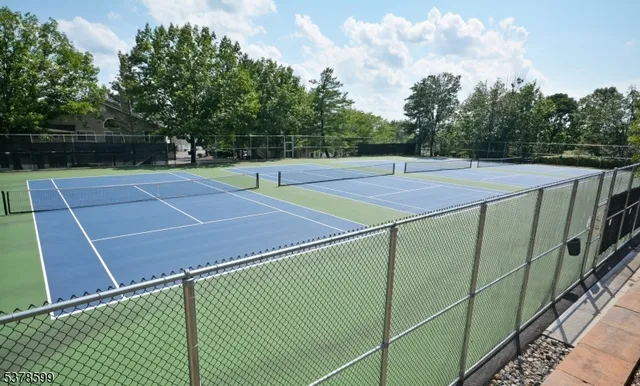 a tennis court view