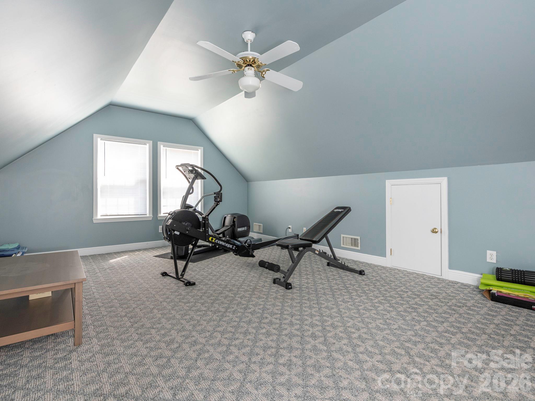 4440 Hucks Road Charlotte, NC 28269 - Photo 33 of 45 a view of a workspace with furniture and a window