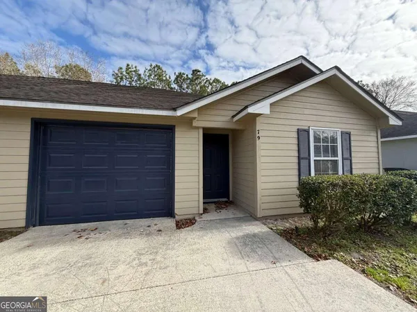 a front view of house