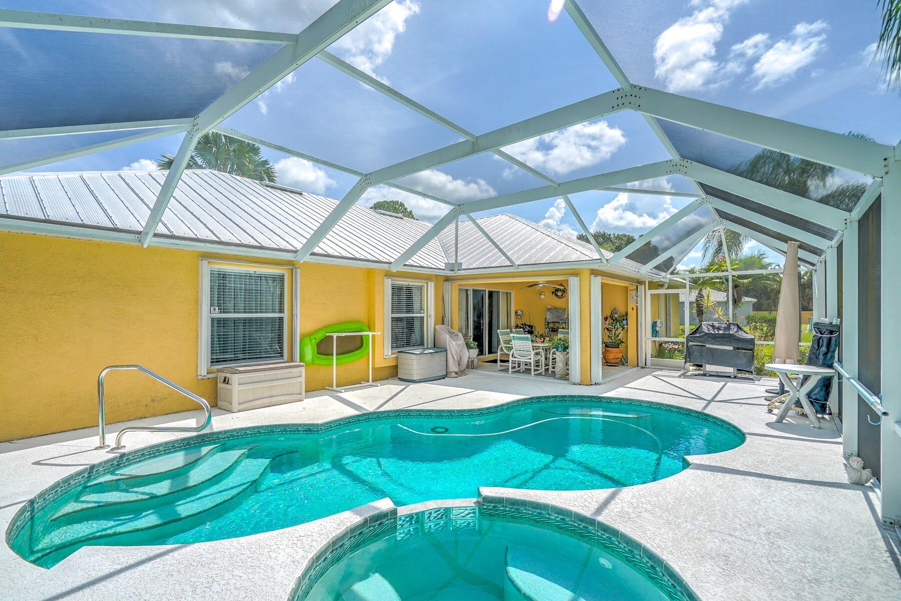 1829 Southwest Hickock Terrace Port St. Lucie, FL 34953 - Photo 13 of 62 Inground pool & Spa