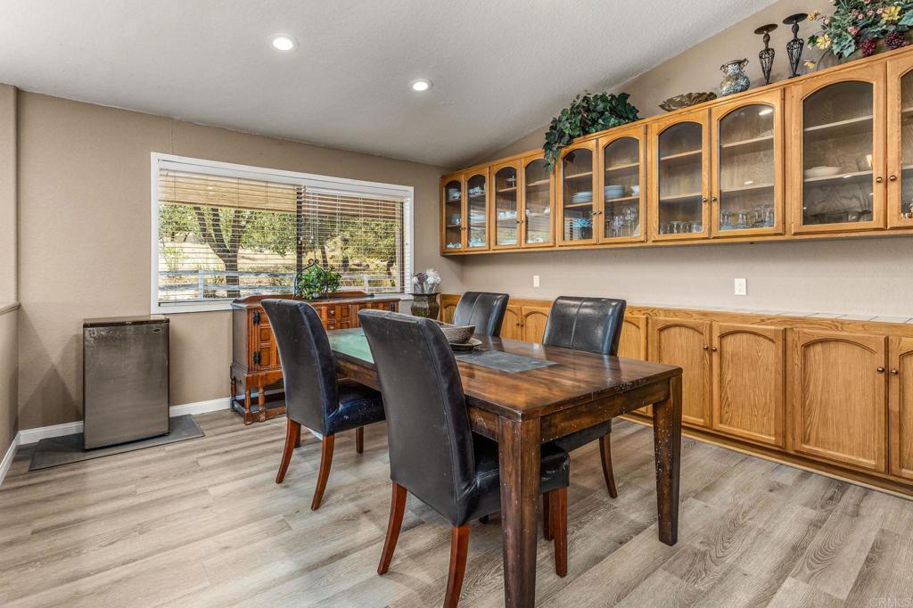 17901 Lyons Valley Road Jamul, CA 91935 - Photo 18 of 52 a view of a dining room with furniture window and outside view