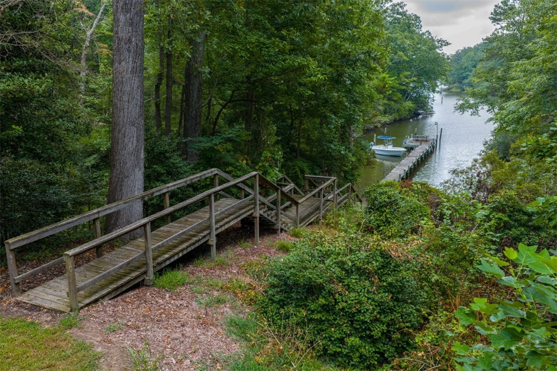 846 Twiggs Ferry Road Hartfield, VA 23071 - Photo 20 of 28 Water view with a boat dock