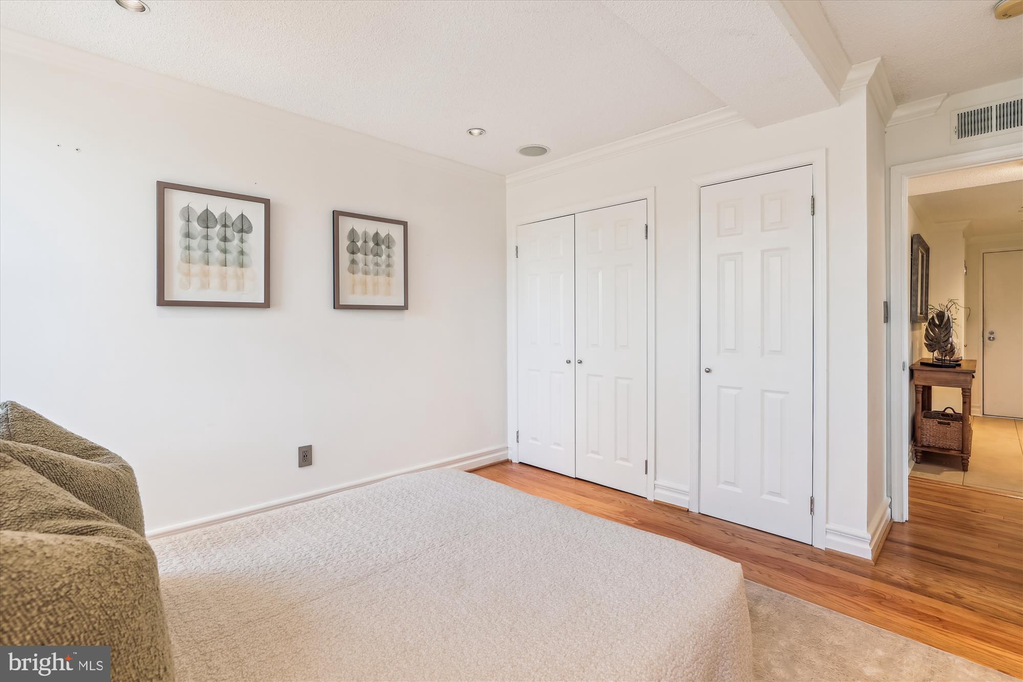 2630 Adams Mill Road Northwest, Unit 209 Washington, DC 20009 - Photo 24 of 47 a bedroom with a bed and a view of bedroom