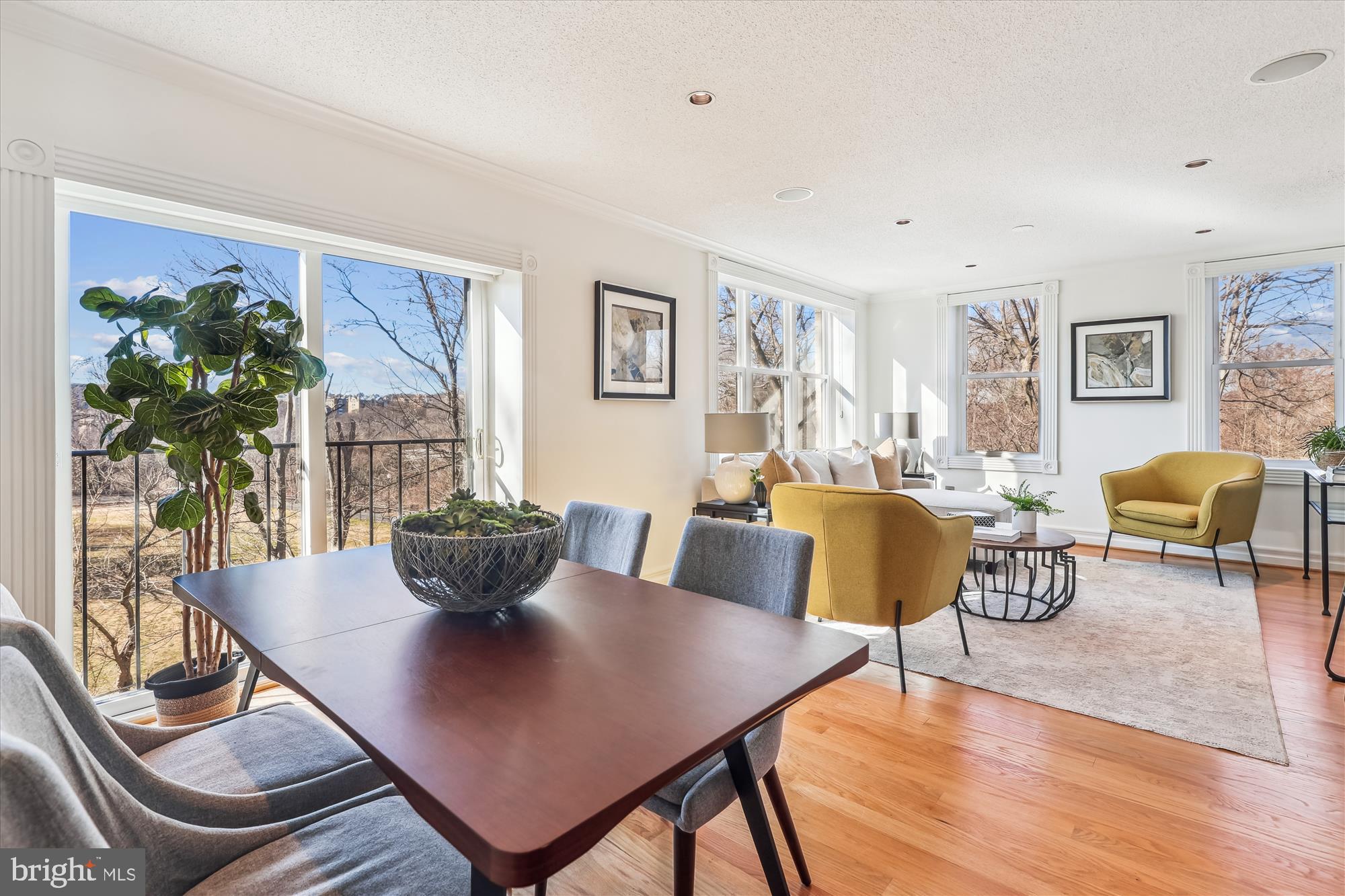 2630 Adams Mill Road Northwest, Unit 209 Washington, DC 20009 - Photo 7 of 47 a view of a dining room with furniture and wooden floor