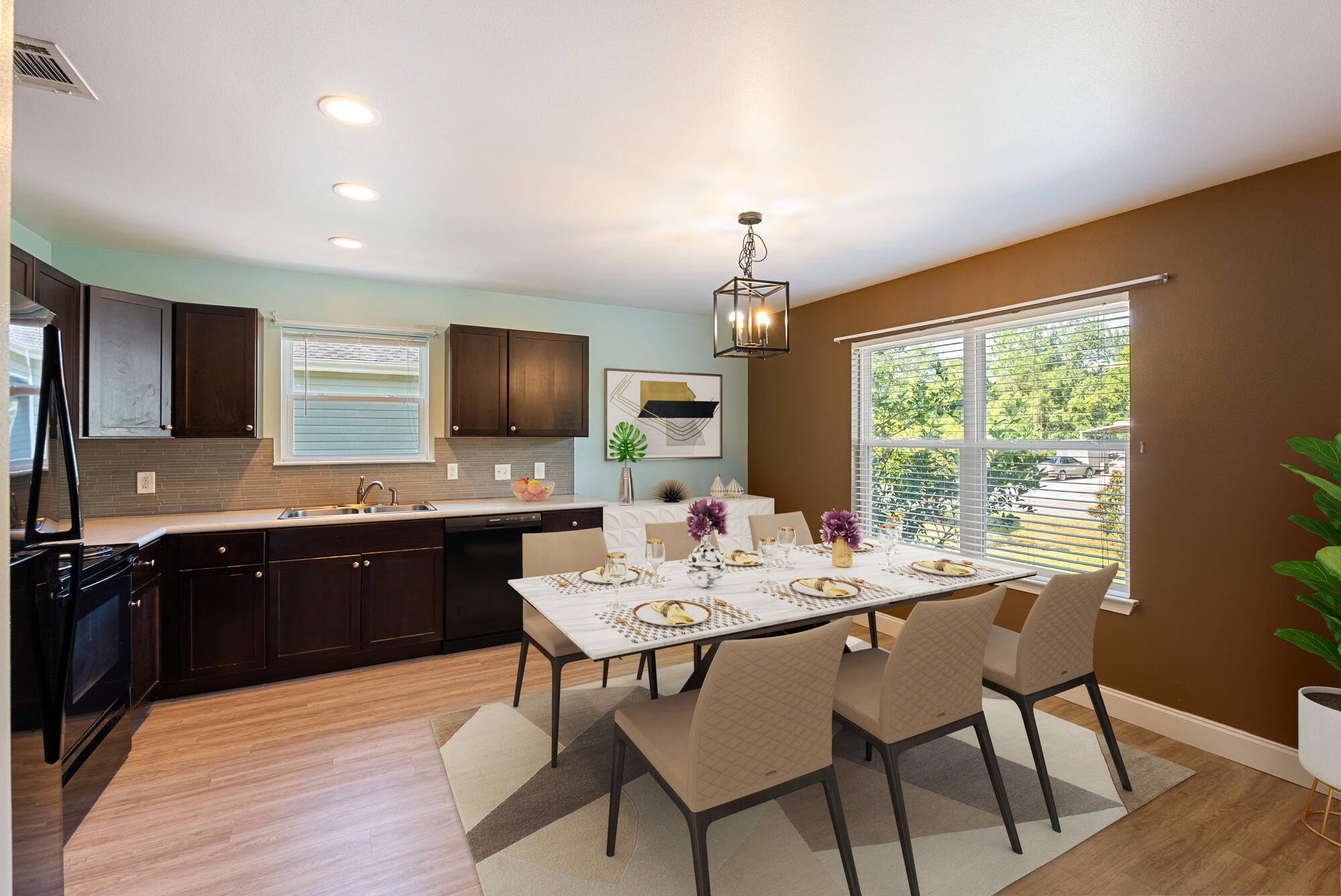 59 6th Street Santa Rosa Beach, FL 32459 - Photo 10 of 43 a view of a dining room with furniture window and wooden floor