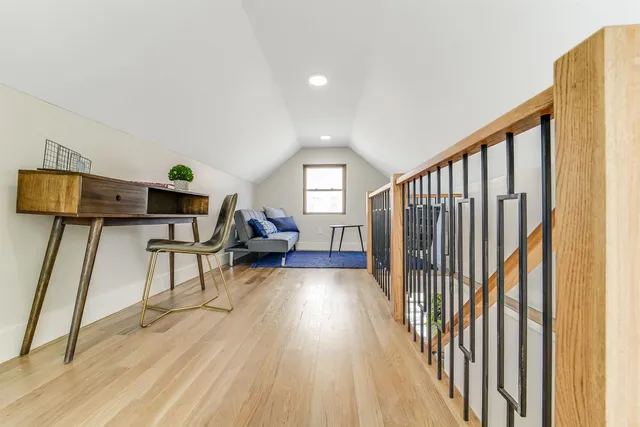 a view of a living room and a windows