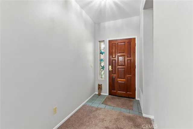 a view of an entryway door