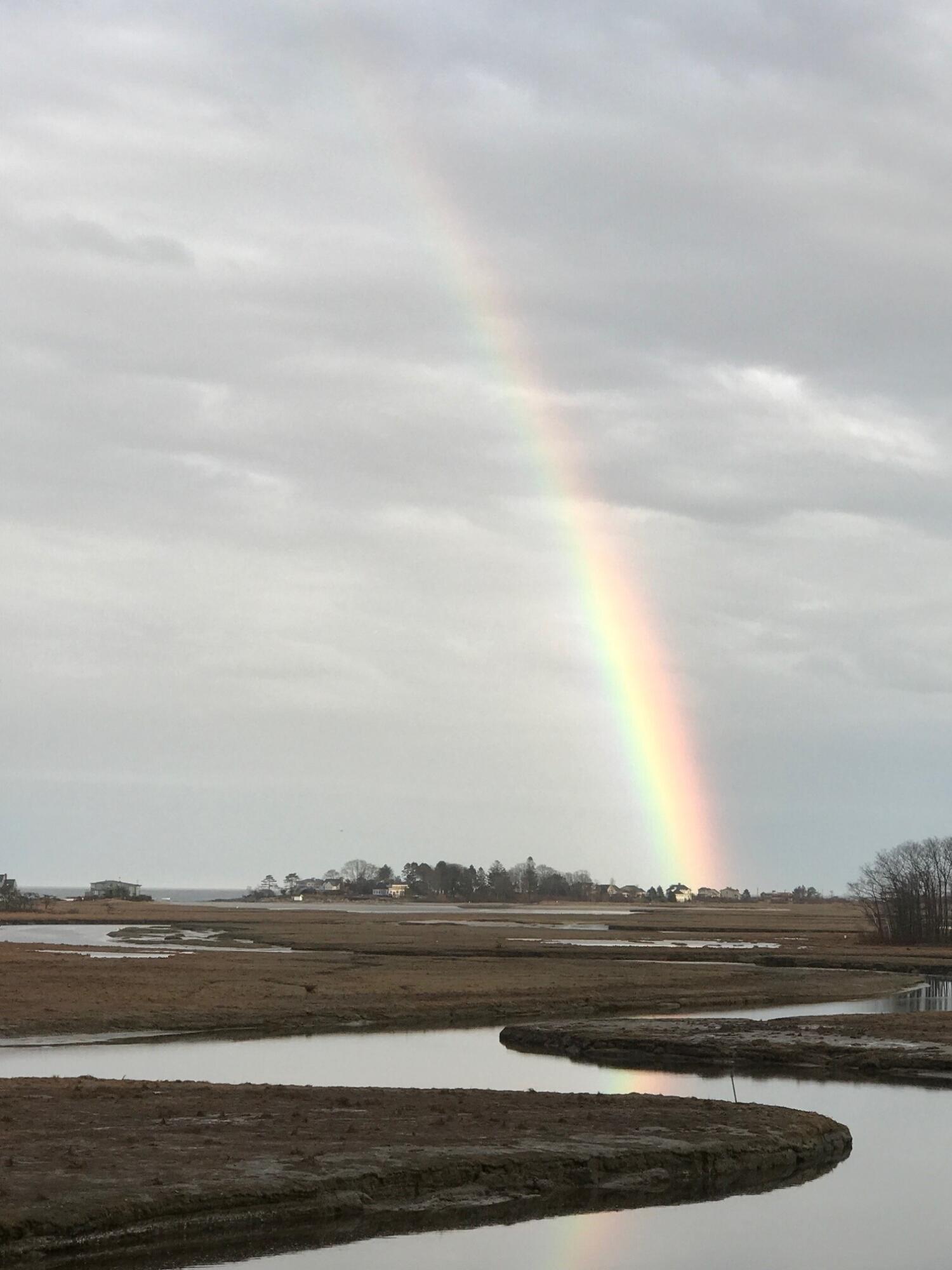 189 Mills Road Kennebunkport, ME 04046 - Photo 76 of 85 Rainbow over the marsh