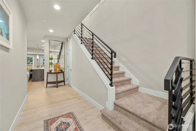 a view of entryway and hall