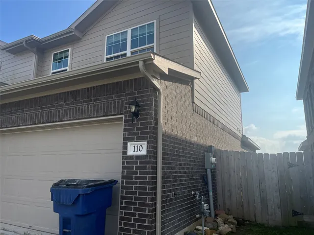 a view of a wooden door