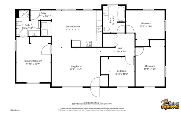 $225,000 | 408 East Benham Street, Tolono, IL 61880