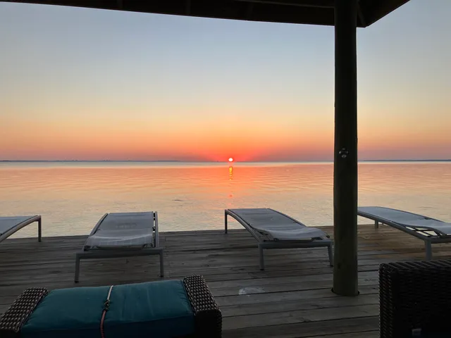 a view of a terrace with sitting space
