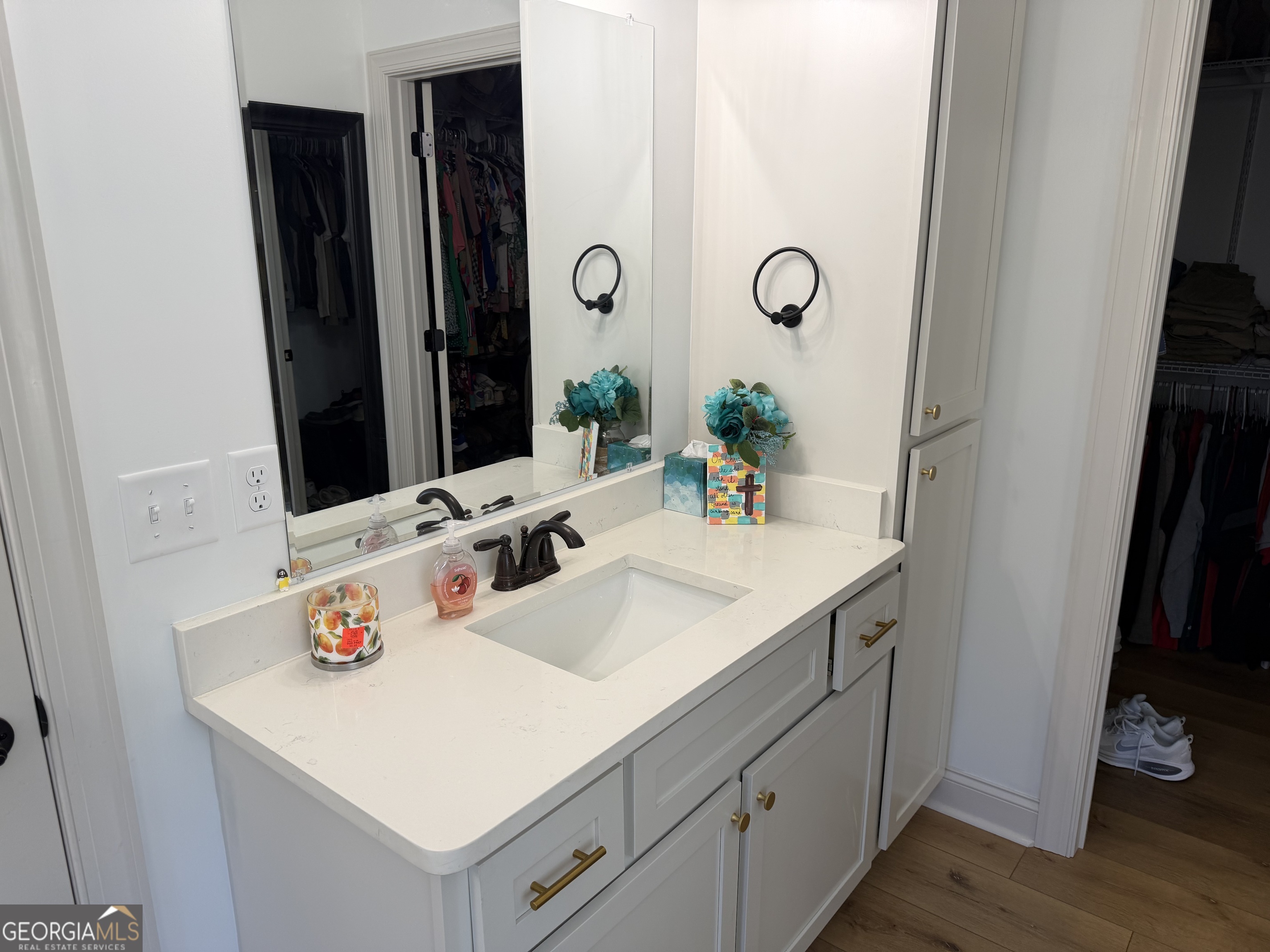 1347 Payne Road Rentz, GA 31075 - Photo 33 of 45 a bathroom with a sink and a mirror