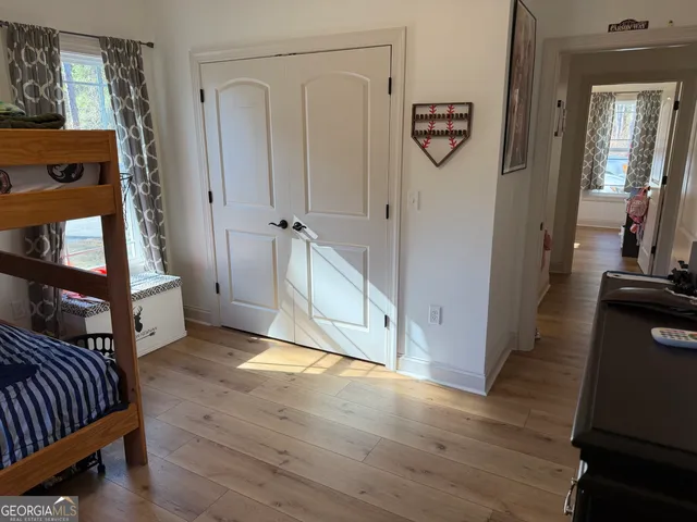 a room with musical instruments