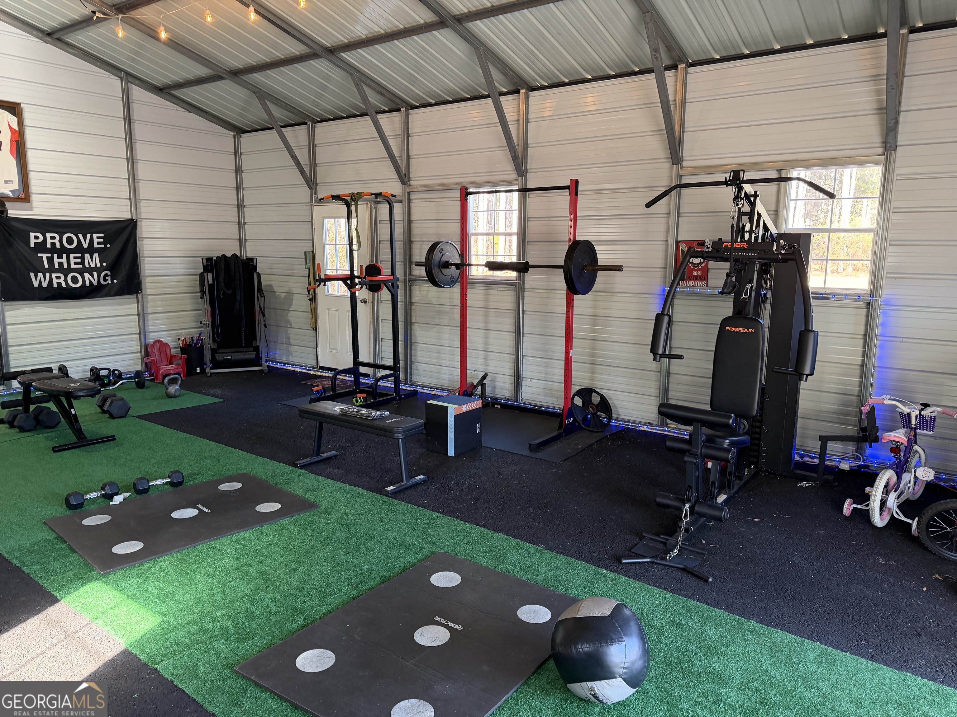 1347 Payne Road Rentz, GA 31075 - Photo 45 of 45 a view of a room with gym equipment