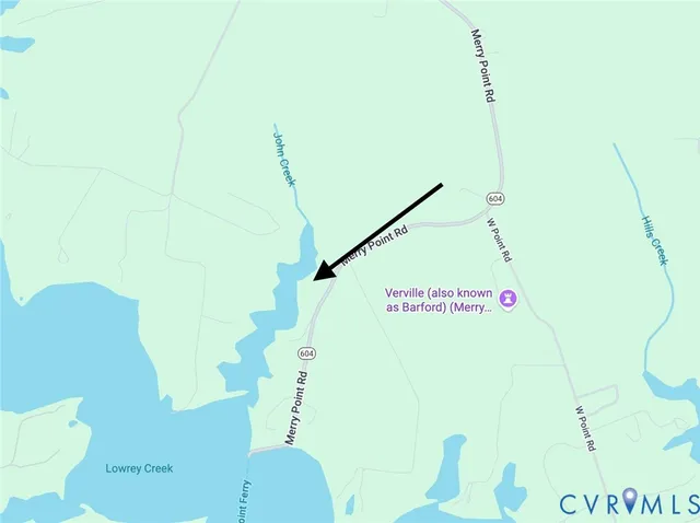 $99,000 | Lot 1 Merry Point Road, Lancaster, VA 22503