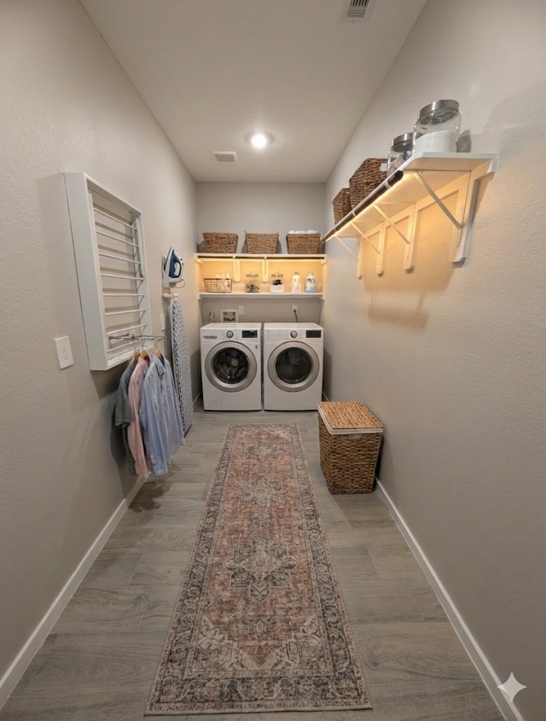 7745 Swiftwater Lane, Unit A Houston, TX 77075 - Photo 19 of 33 a utility room with dryer and washer