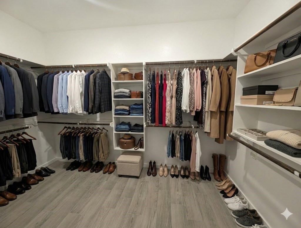 7745 Swiftwater Lane, Unit A Houston, TX 77075 - Photo 27 of 33 a view of walk in closet with clothes and shoes
