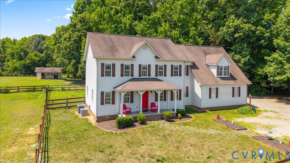 3137 Trenholm Road Powhatan, VA 23139 - Photo 71 of 72 Colonial-style residence featuring white siding, b