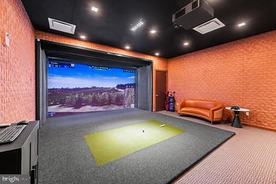 1911 Walnut Street, Unit 2702 Philadelphia, PA 19103 - Photo 26 of 30 Golf Simulator