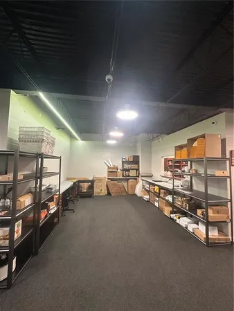 a view of hallway with stairs