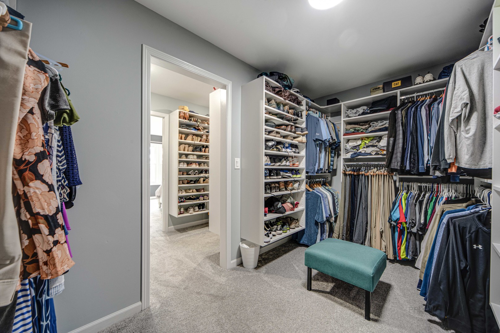 1603 Elm Street Spring Grove, IL 60081 - Photo 20 of 38 a view of walk in closet with clothes and shoes