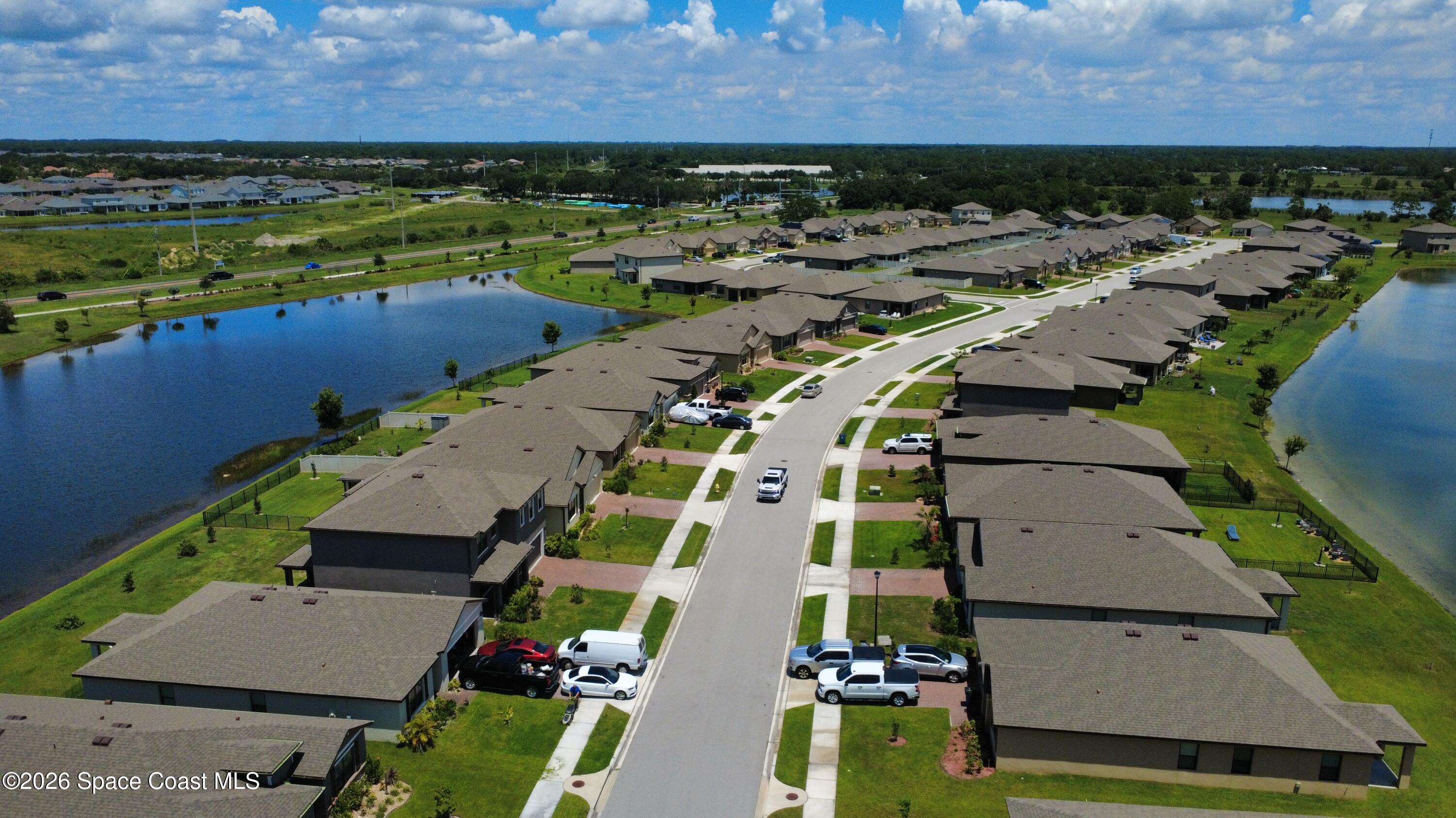 3659 Foggy Mist Road Southeast Palm Bay, FL 32909 - Photo 4 of 22 drone view
