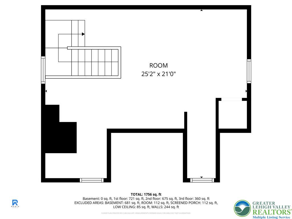 118 South 3rd Street Bangor, PA 18013 - Photo 33 of 33 Visualize your future home with this detailed floor plan, highlighting versatile living spaces.