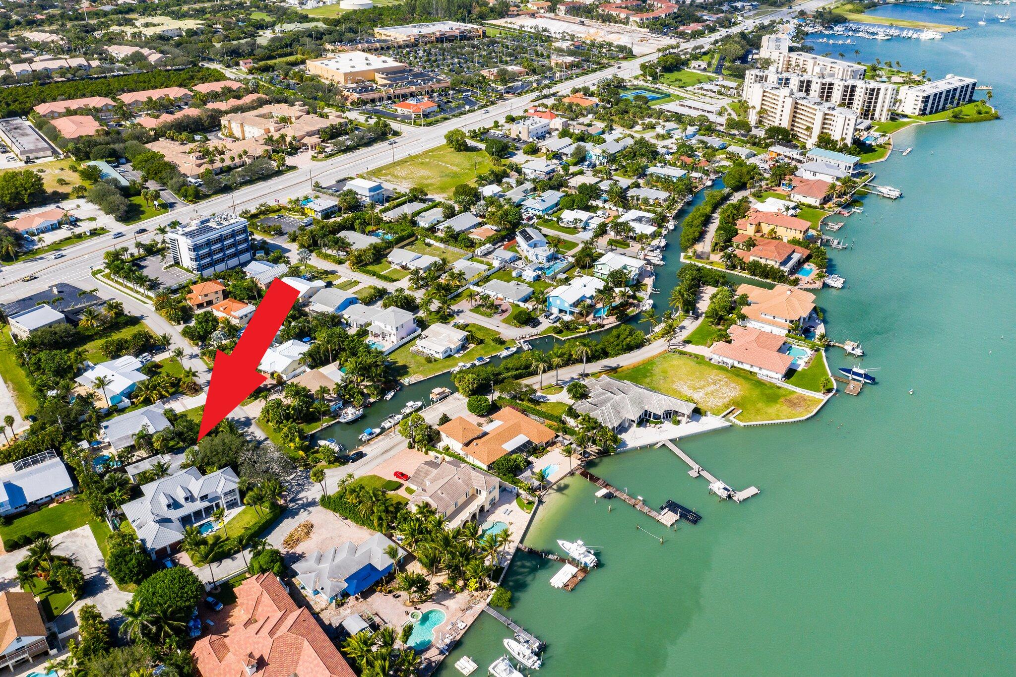 3414 Harbor Road South Jupiter, FL 33469 - Photo 5 of 5 3414 Harbor Rd S aerial direct