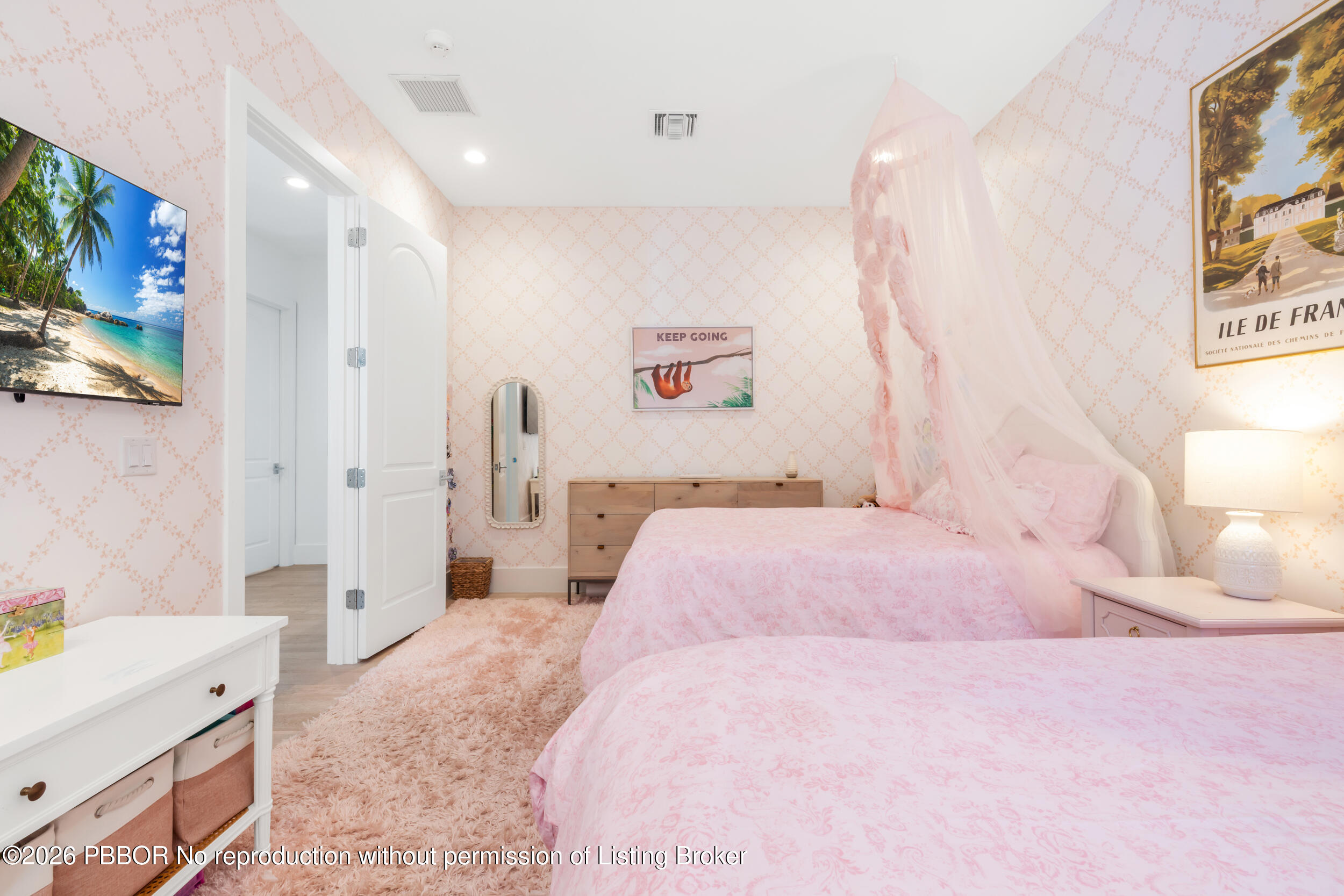 121 Seville Road West Palm Beach, FL 33405 - Photo 49 of 67 a bedroom with a bed and a couch