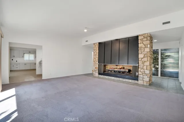 a view of a livingroom with furniture