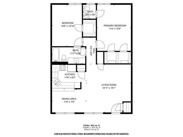 a picture of a floor plan