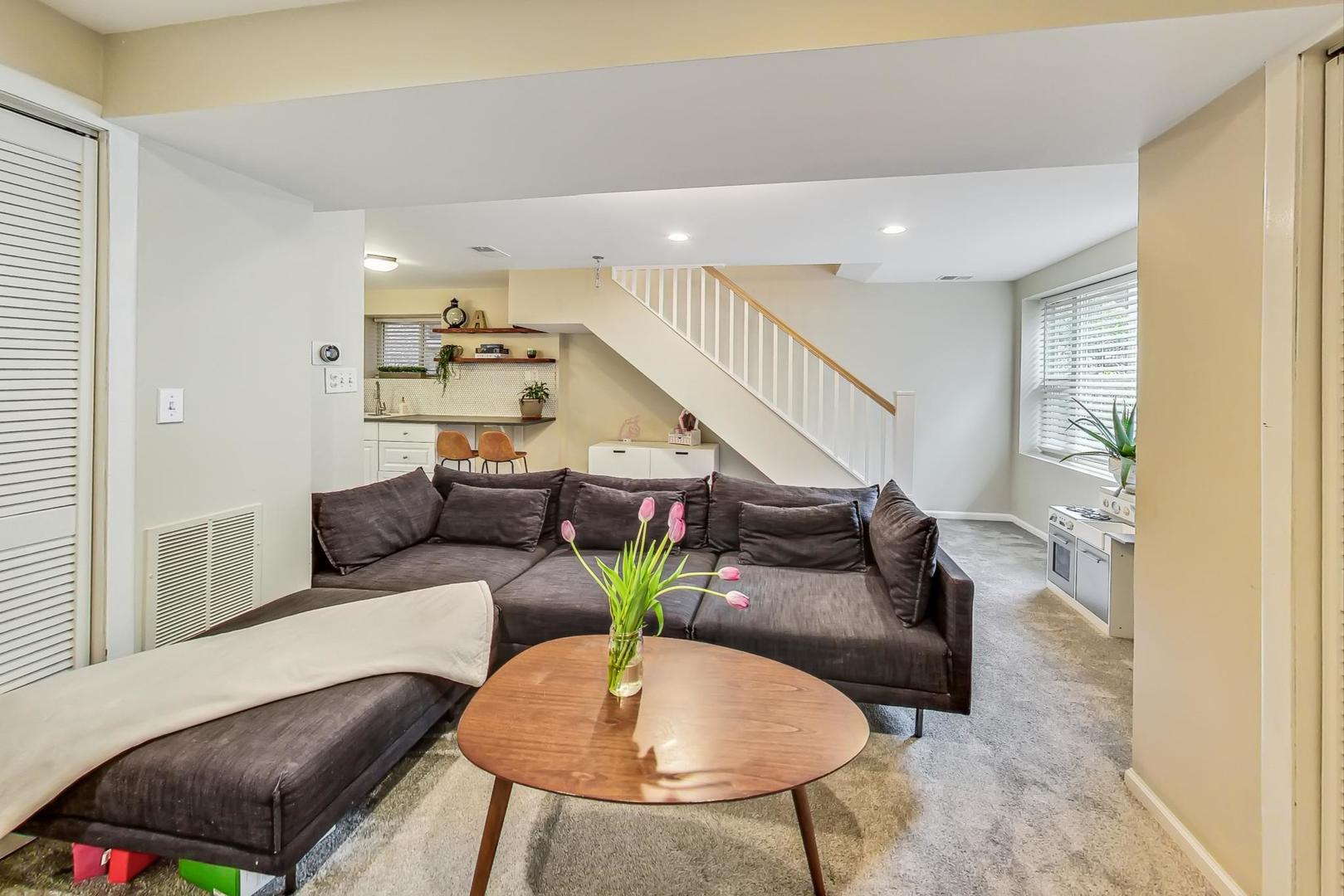 2320 West Belden Avenue Chicago, IL 60647 - Photo 19 of 36 a living room with furniture and wooden floor