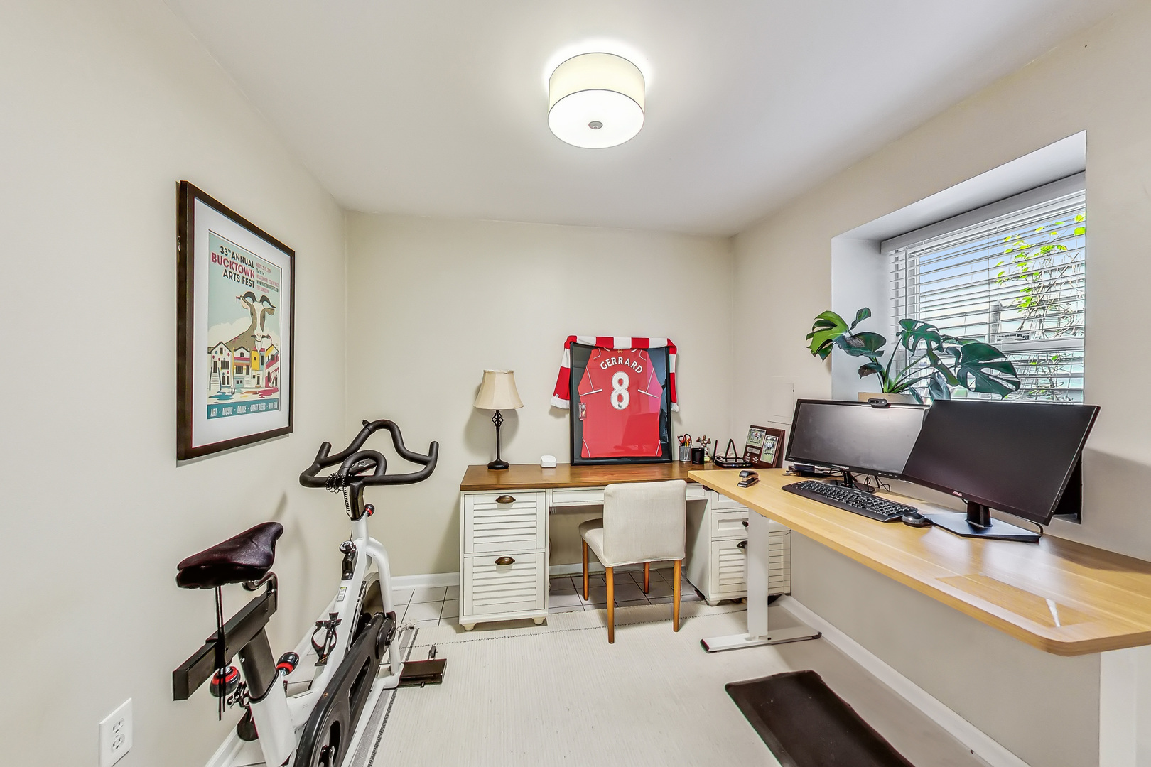 2320 West Belden Avenue Chicago, IL 60647 - Photo 23 of 36 a view of a workspace with furniture and a window