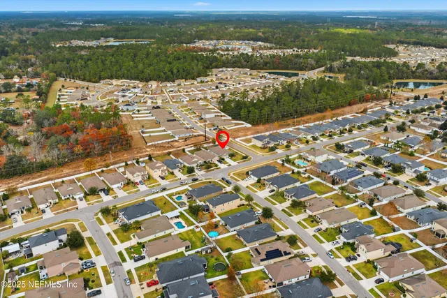 a view of lake with city view