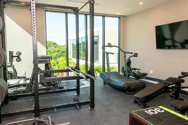 a bathroom with a sink and vanity