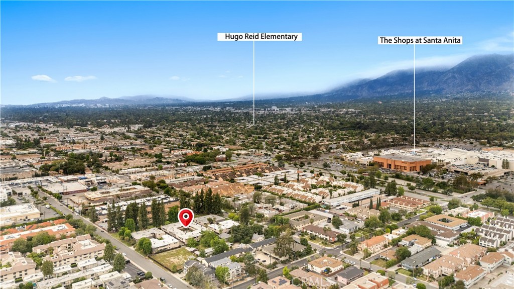 540 Fairview Avenue, Unit 27 Arcadia, CA 91007 - Photo 53 of 58 an aerial view of residential houses with city view