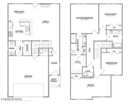 169 Roseberry Street, Unit LOT 76B Oak Ridge, TN 37830 - Photo 3 of 3 Calloway - Floorplan