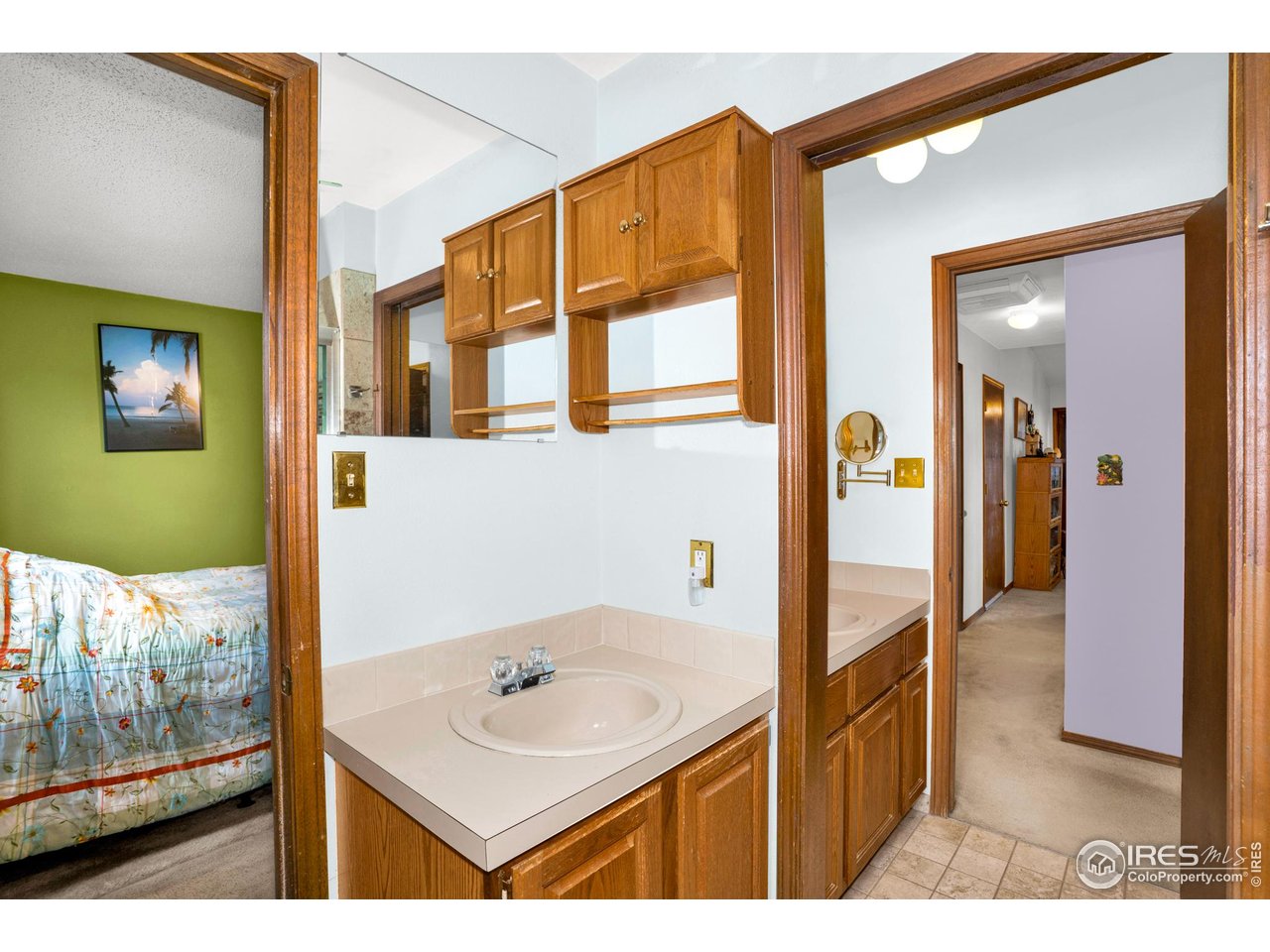 151 3rd Street Frederick, CO 80530 - Photo 18 of 45 a bathroom view with sink and mirror