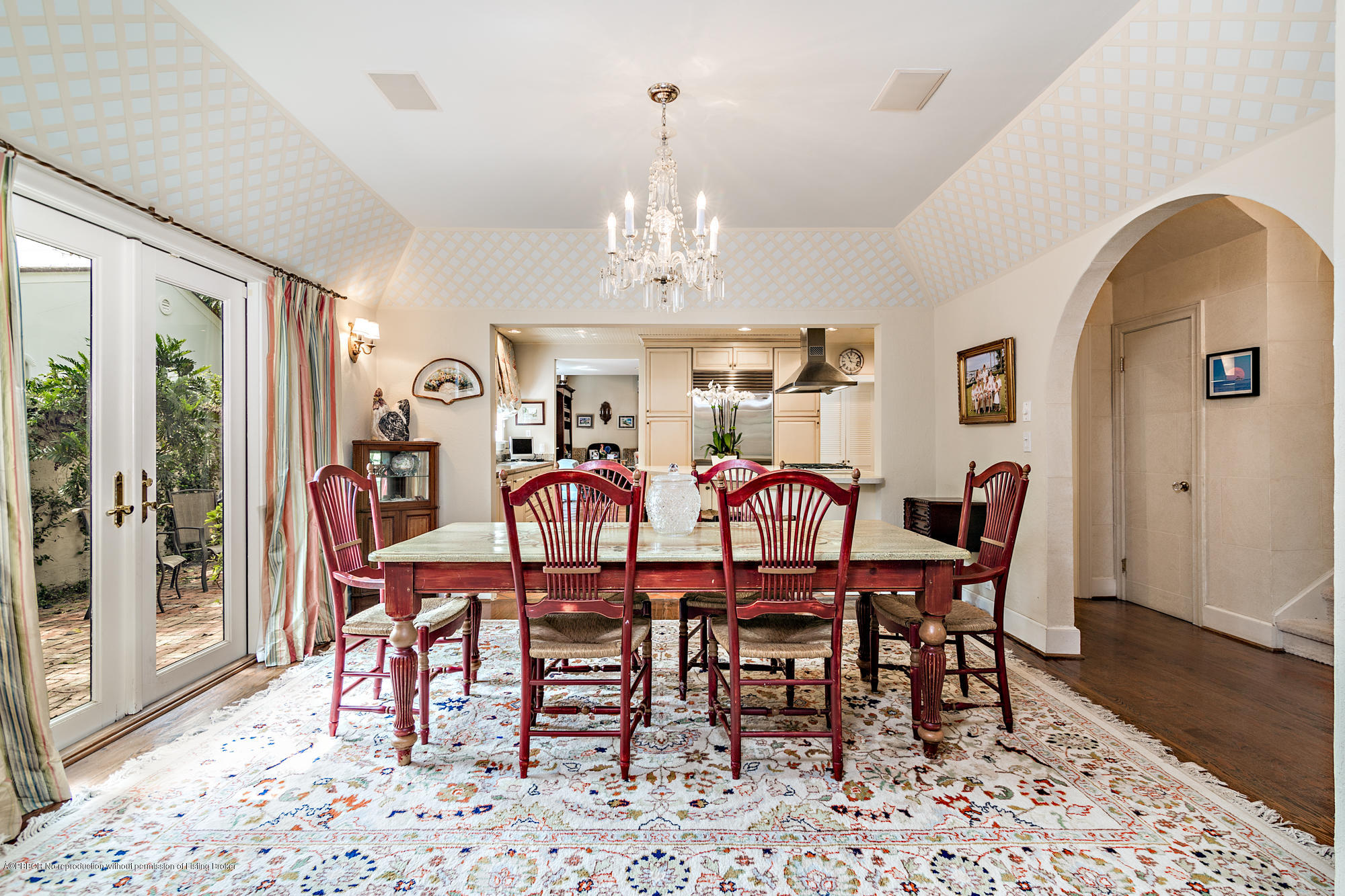 282 Barcelona Road West Palm Beach, FL 33401 - Photo 9 of 32 a view of a dining room with furniture window and wooden floor