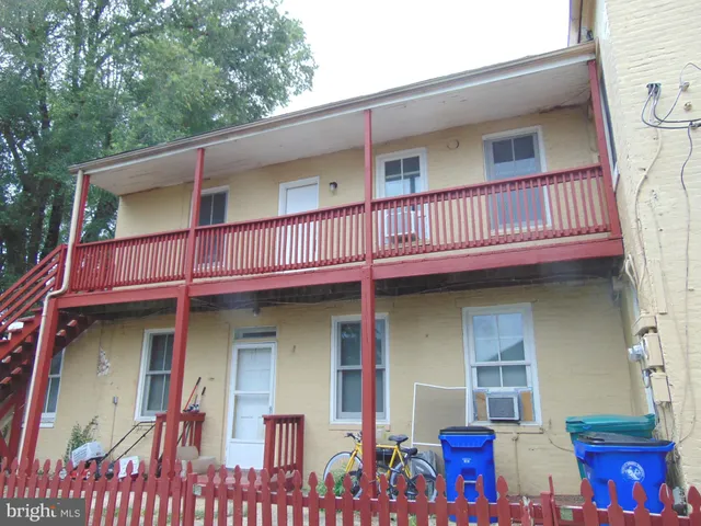 a view of a house with a balcony