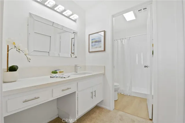 a view of a bathroom with a sink